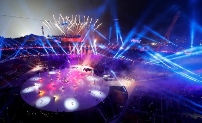 In a burst of light and celebration, the games finally began on February 9.