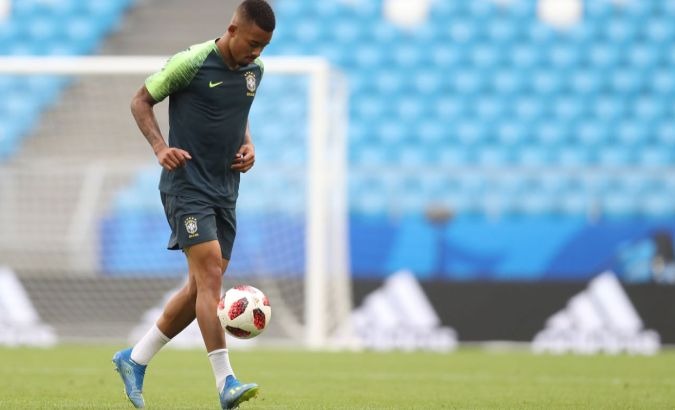 Gabriel Jesus plays for Brazil's national team and Manchester City.