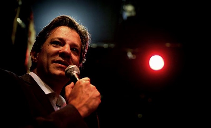 This will be Fernando Haddad first debate as representative of the Worker's Party since he was officially chosen to replace Luiz Inacio Lula da Silva.
