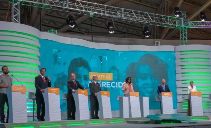 Brazil's fourth presidential debate gets underway.