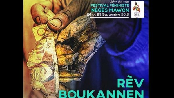 The poster for the Haitian feminist festival.