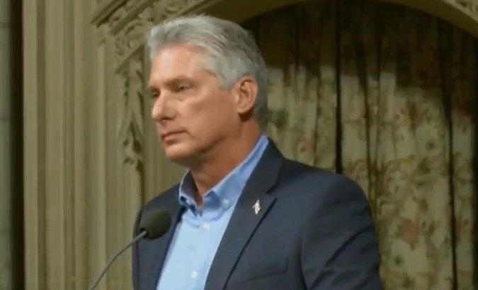 Cuban President Miguel Diaz-Canel said that although Cuba may not be rich in natural resources, it is rich in solidarity for the Latinx people.