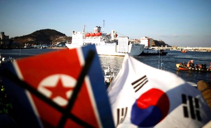 Seoul is open to reestablishing ties with North Korea, but has also vowed to respect international sanctions.