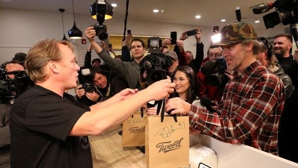 Hundreds waited in line for the first sales in St. John's