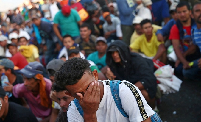 Honduran authorities say that at least two men have died so far on Mexican roads during the advance of the caravan.