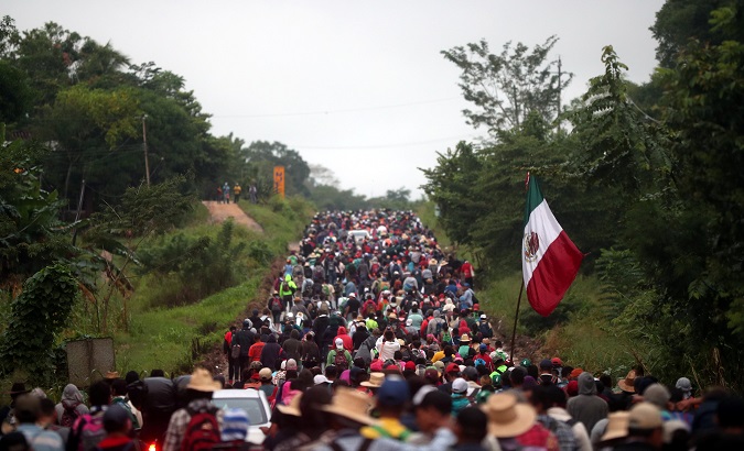 Migrants from the Central American Exodus Caravan have filed a lawsuit against Donald Trump's administration.