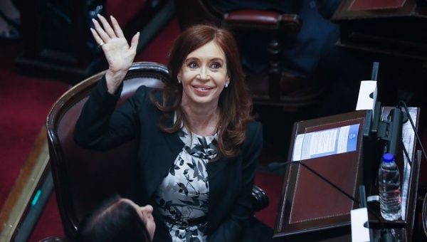 Senator Cristina Fernandez contends she is a victim of political persecution.