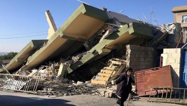 An earthquake of 6.3 magnitude hit Western Iran Sunday. 
