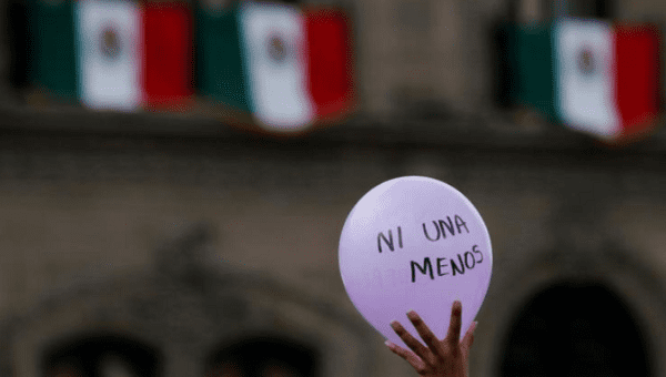 Not One Less march in Monterrey, Mexico in September 2017.
