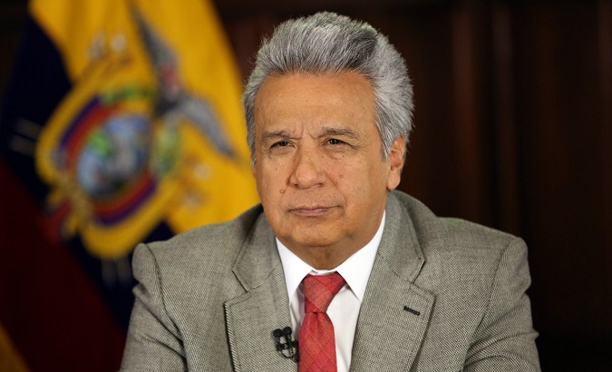 Ecuadorean President addressed the nation to talk about alleged corruption cases of Vice-president Maria Alejandra Vicuña