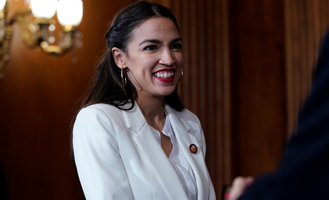 Alexandria Ocasio-Cortez says military cut to Israel is needed to stop imprisoning children.