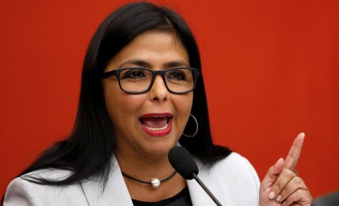 Venezuela Vice President Delcy Rodriguez says the Colombian border will remain close until the threats are controlled.