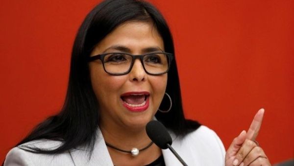 Venezuela Vice President Delcy Rodriguez says the Colombian border will remain close until the threats are controlled.