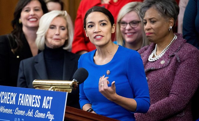 U.S. Rep. Alexandria Ocasio-Cortez called for House members to initiate a respectful and inclusive dialogue.