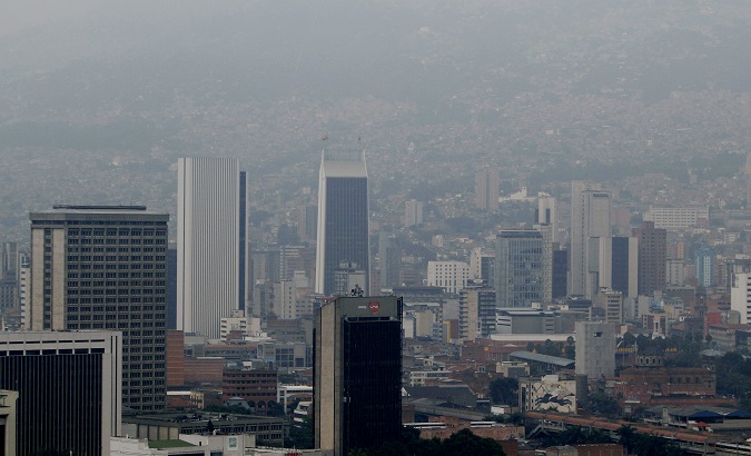 Throughout Colombia, air pollution levels continue to rise. The city of Medellin (pictured above) also struggles with growing contamination rates.