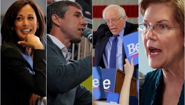 Kamala Harris, Beto O'Rourke, Bernie Sanders, and Elizabeth Warren are boycotting AIPAC's annual conference. 