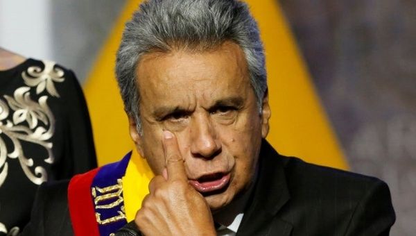Ecuadorean President Lenin Moreno's executive order calls a 