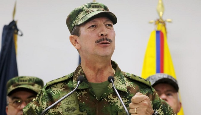 Colombia's army commander Nicacio Martinez Espinel under investigation for illegal killings of civilians.