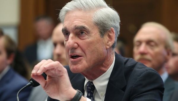 Former Special Counsel Robert Mueller testifies before the House Intelligence Committee at a on investigation into Russian Interference in the 2016 Presidential Election, U.S., July 24, 2019. 