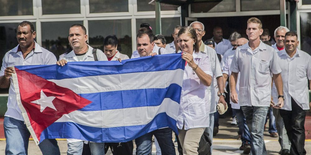 Cuban doctors, celebrated internationally