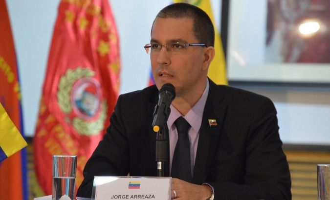 Venezuela's Foreign Affairs Minister Jorge Arreaza's comments were made during his meeting with his Asian counterpart Wang Yi.
