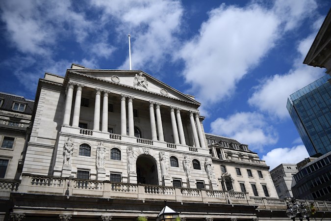 The Bank of England in London, Britain, July 2, 2020.