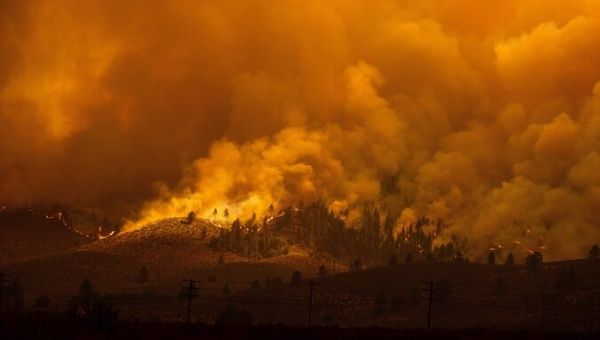 California officials asked people to conserve power as the state battles extreme heat and fires, with another fire in Oregon (Bootleg Fire) damaging power lines connecting the 2 states.