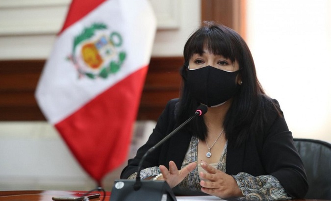 Minister Council Chief Mirtha Vasquez, Peru, October 2021.