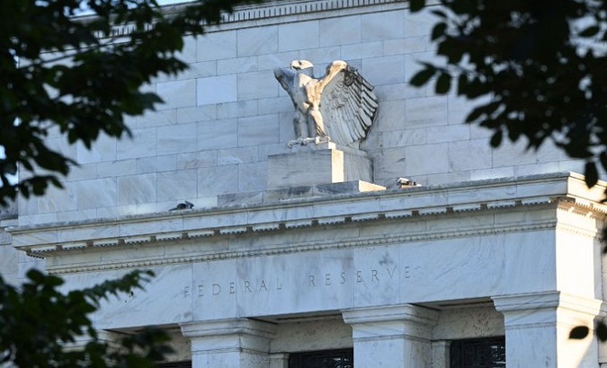 Federal Reserve Building facade, 2022.