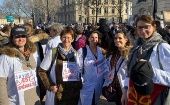 Doctors on strike, Paris, France, Feb. 14, 2023.
