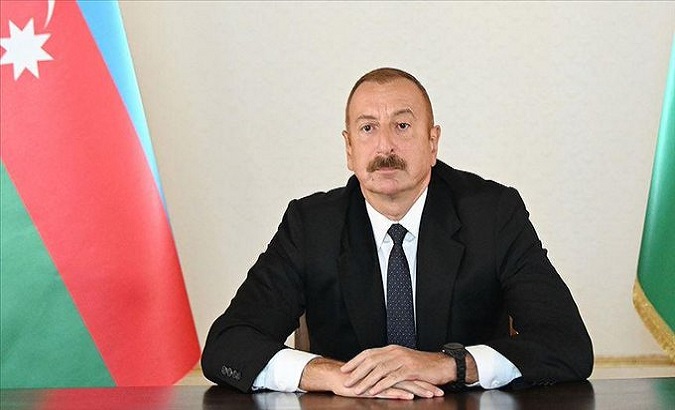 Azerbaijani President Ilham Aliyev. Mar. 2, 2023.