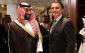 Prince Muhammad Bin Salman (L) & Jair Bolsonaro (R).