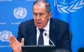 Russian Foreign Affairs Minister Sergei Lavrov, 2023.
