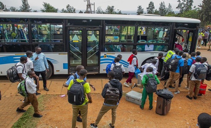The goal is to introduce 200 buses on the streets of Kigali within 18 months. Dec. 26, 2023.