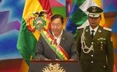 Bolivian President Luis Arce, Jan. 22, 2024.