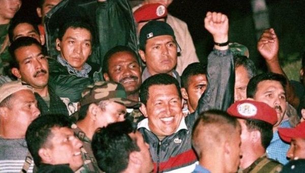 Commander Chávez was replaced thanks to the massive popular support of the heroic Venezuelan people.