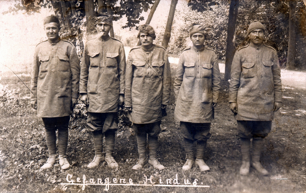 Hindu soldiers prioners in the WWI.
