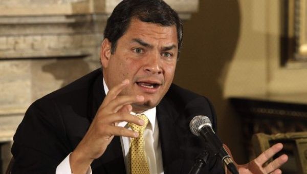 Ecuador President Rafael Correa. (Photo: Reuters) 