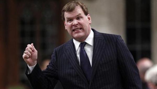 Canada's Foreign Minister John Baird announces backflip on sanctions on two Russian banks. (Photo: Reuters)