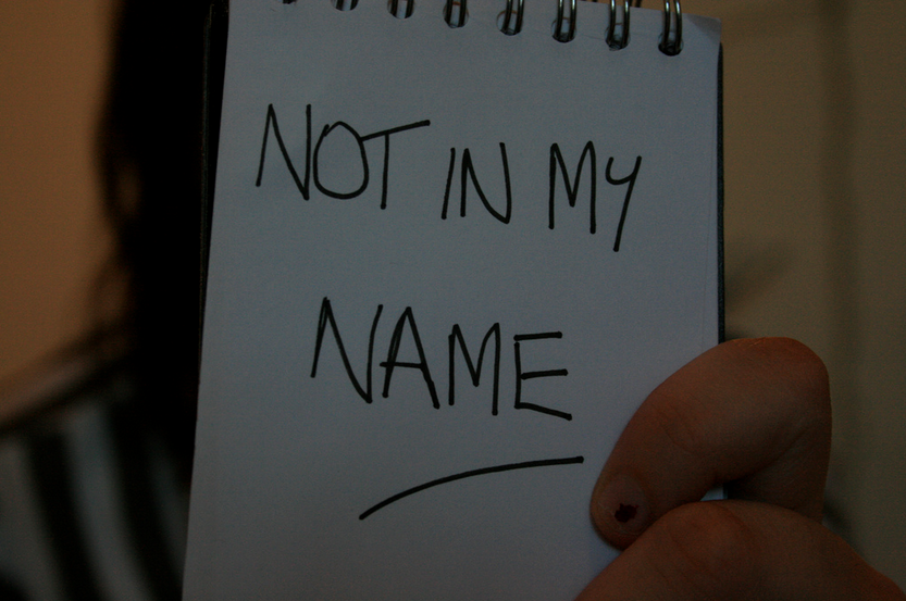 Since the launch of the campaign #NotInMyName, the hashtag has been tweeted over 18,000 times until today. (Photo: Flickr)