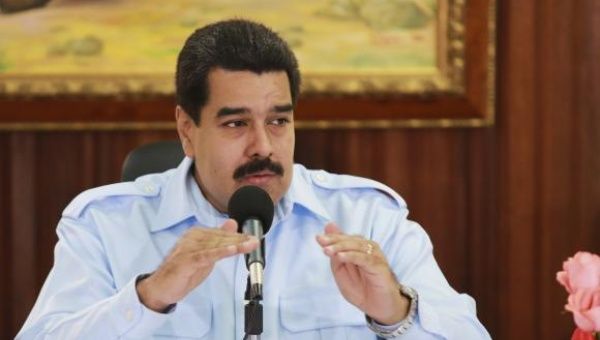 Venezuela's President Nicolas Maduro speaks during a meeting at Miraflores Palace in Caracas in this handout photo provided by the Miraflores Palace October 22, 2014 (Photo: Reuters)