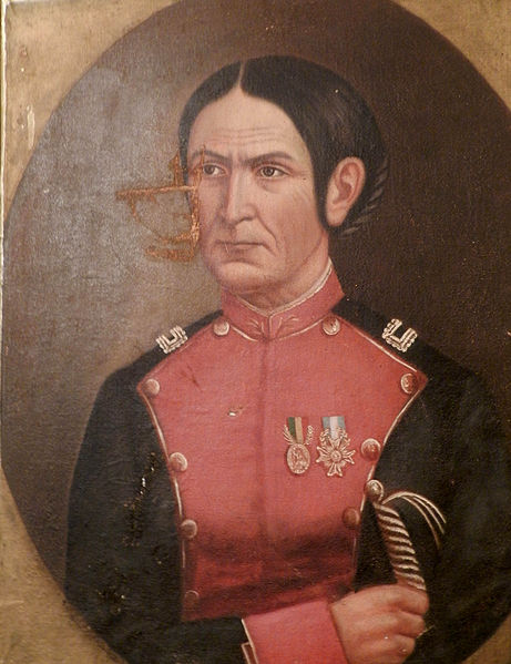 Painting of Juana Azurduy