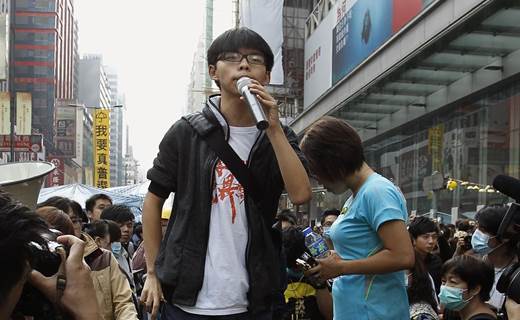 18-year-old student leader, Joshua Wong, said the hunger strike could go on indefinitely. (Photo: Reuters)