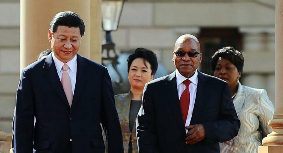Chinese president Xi Jinping and South African President Jacob Zuma meet in China to discuss bilateral relations. (Photo: AFP)