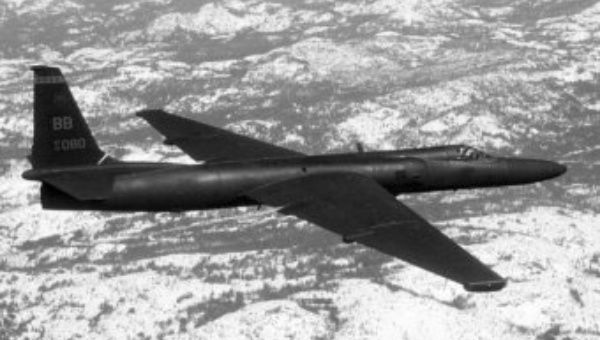 The high-altitude U-2 spy plane that was tested and flown in the 1950s.