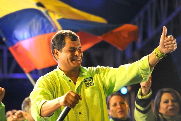 President Correa was first elected in 2006 with a land-slide victory and still enjoys a high level of popular support.