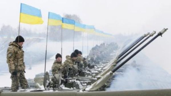 “Pro-U.S. troops” in Ukraine.