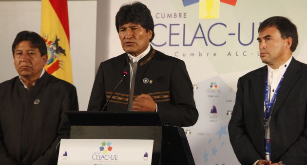 Evo Morales discusses the importance of economic and political sovereignty at the CELAC summit.