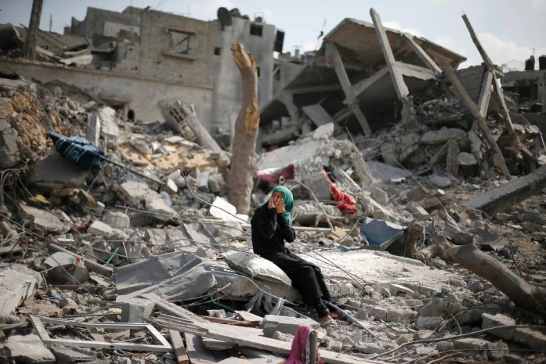 Around 150,000 families are still homeless after last year's war between Israel and Hamas. Israeli airstrikes destroyed thousands of apartment buildings and homes.