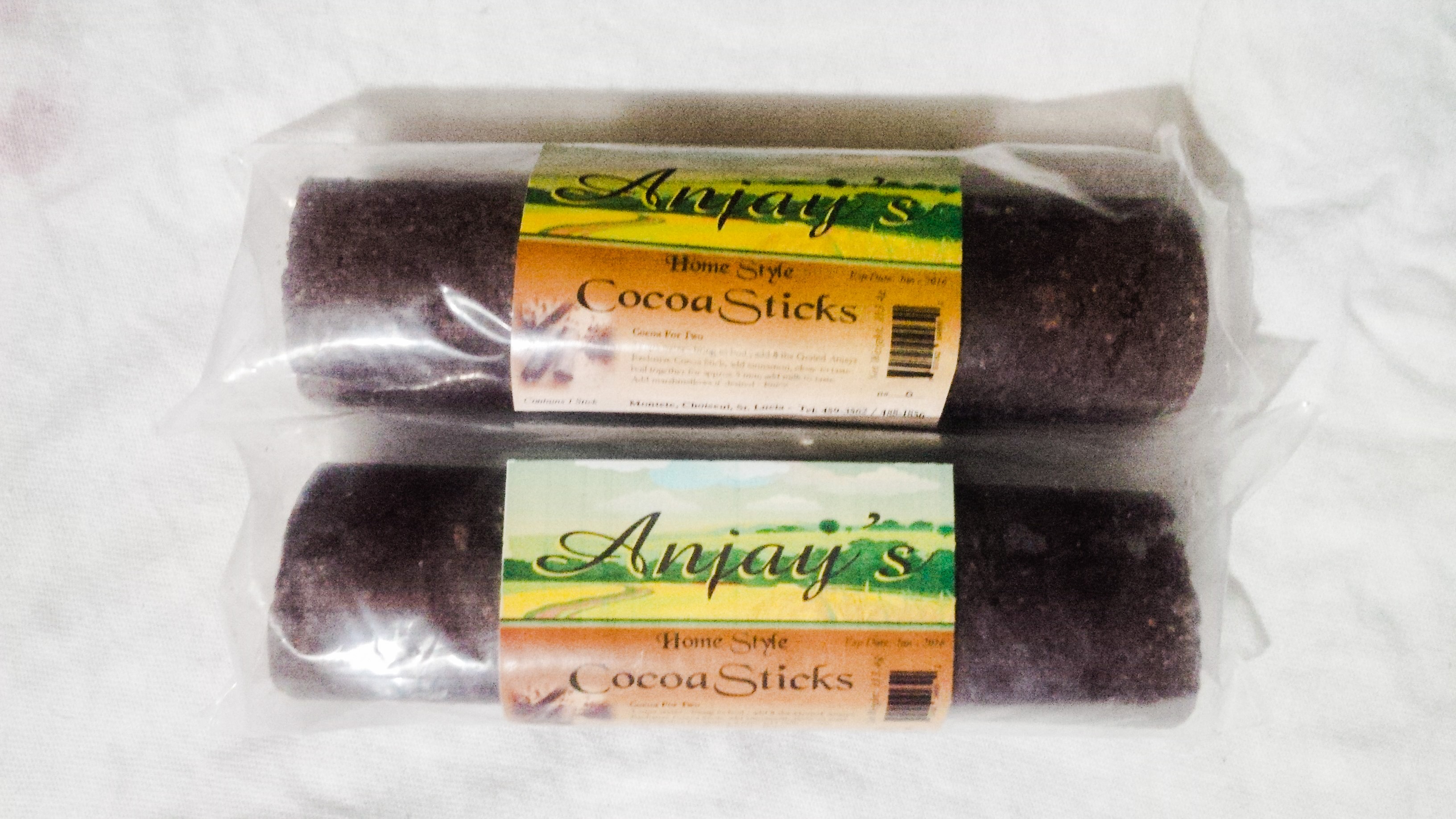 Cocoa sticks - one of the most popular products of Saint Lucian cocoa.